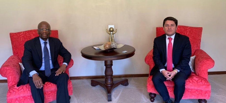 Embajador de Colombia, Carlos Andrés Barahona Niño, se reunió con el Decano del cuerpo diplomático acreditado en Sudáfrica