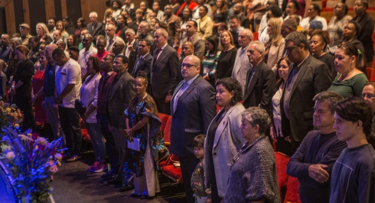 Sankofa Danzafro promoviendo la diplomacia cultural en Sudáfrica por invitación de la Embajada de Colombia