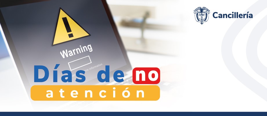 Embajada de Colombia en Sudáfrica y su sección consular no tendrán atención al público el 29 de mayo de 2024