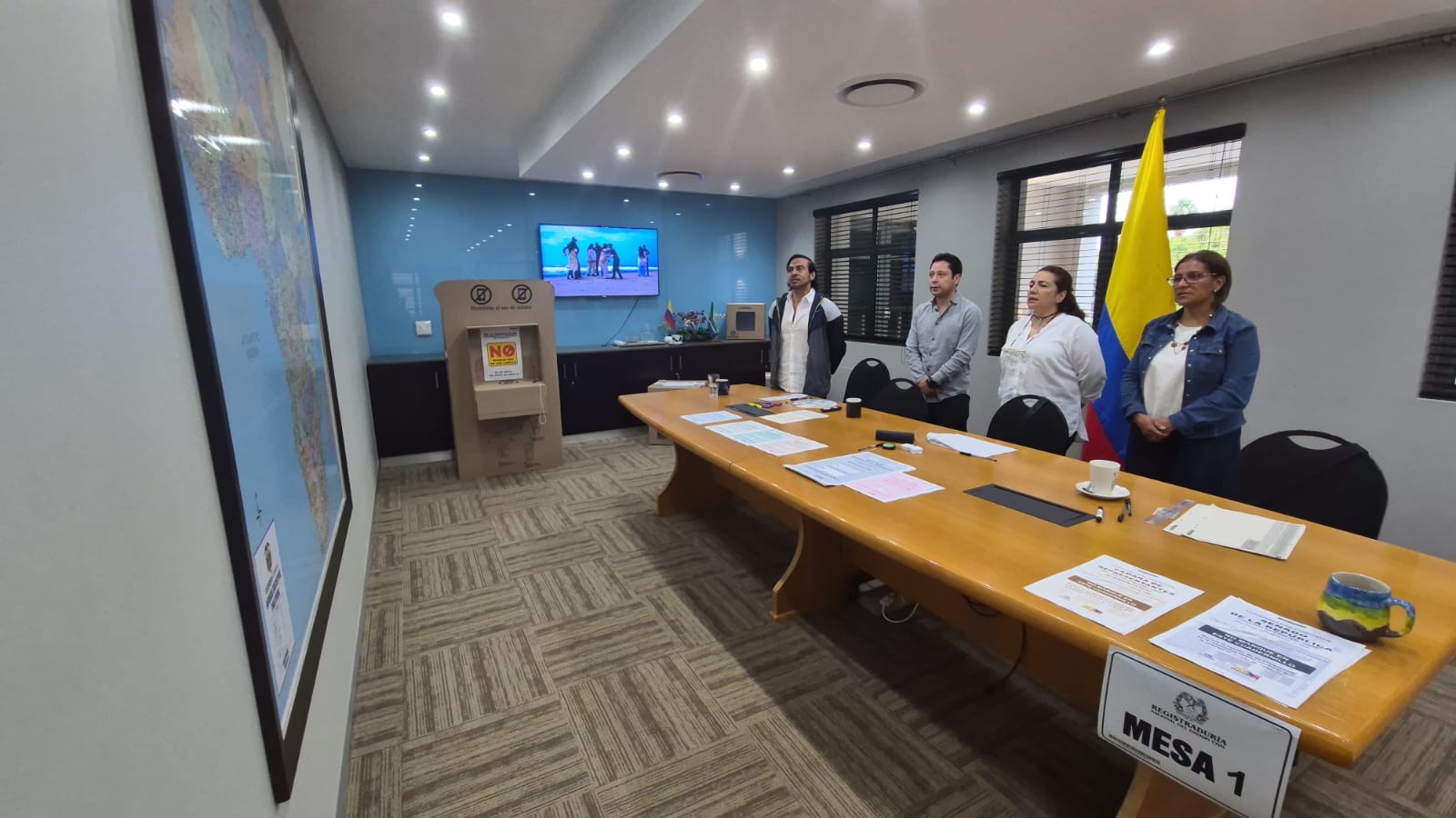 Colombianos en Sudáfrica participaron en la jornada electoral para la elección del Congreso de la República 2026