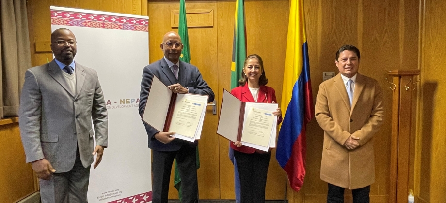 El Gobierno de Colombia firma un acuerdo de Cooperación Sur-Sur con la Agencia de Desarrollo de la Unión Africana