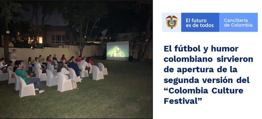 El fútbol y humor colombiano sirvieron de apertura de la segunda versión del “Colombia Culture Festival”