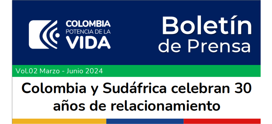 Colombia y Sudáfrica celebran 30 años de relacionamiento