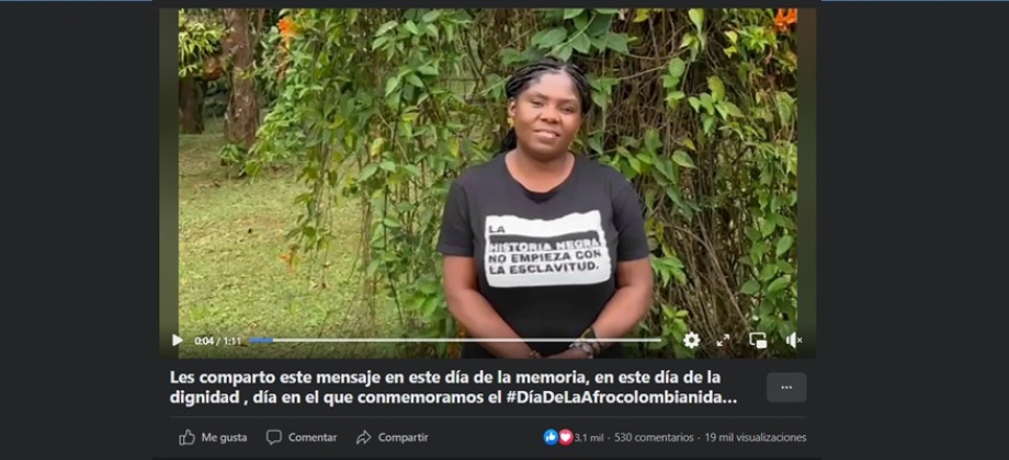 Colombia se une a la conmemoración del Día de la Afrocolombianidad