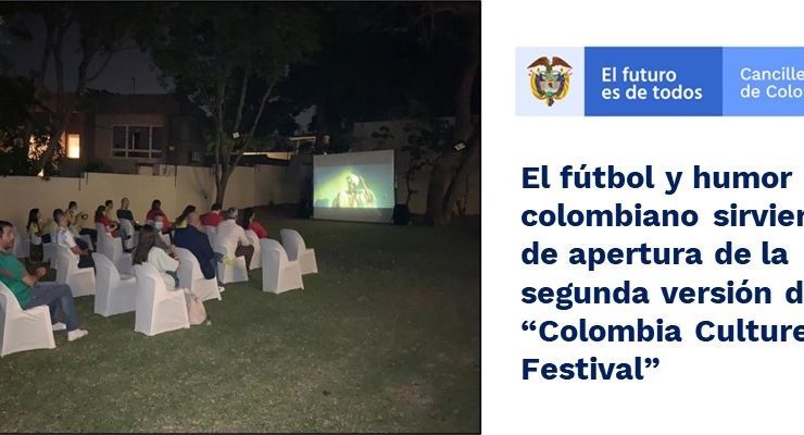 El fútbol y humor colombiano sirvieron de apertura de la segunda versión del “Colombia Culture Festival”